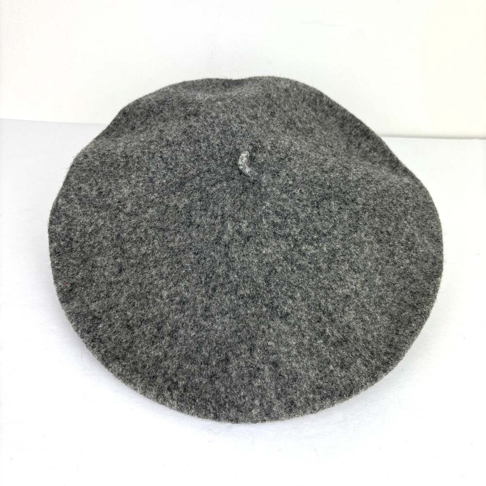 Kangol Gray Wool Beret Hat made in England